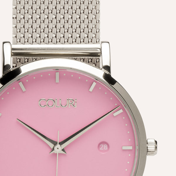 ※お値下げしました【STAR JEWELRY】PINK MESH WATCH STAR JEWELRY】PINK MESH WATCH - 時計オンライン ショッピング 通販