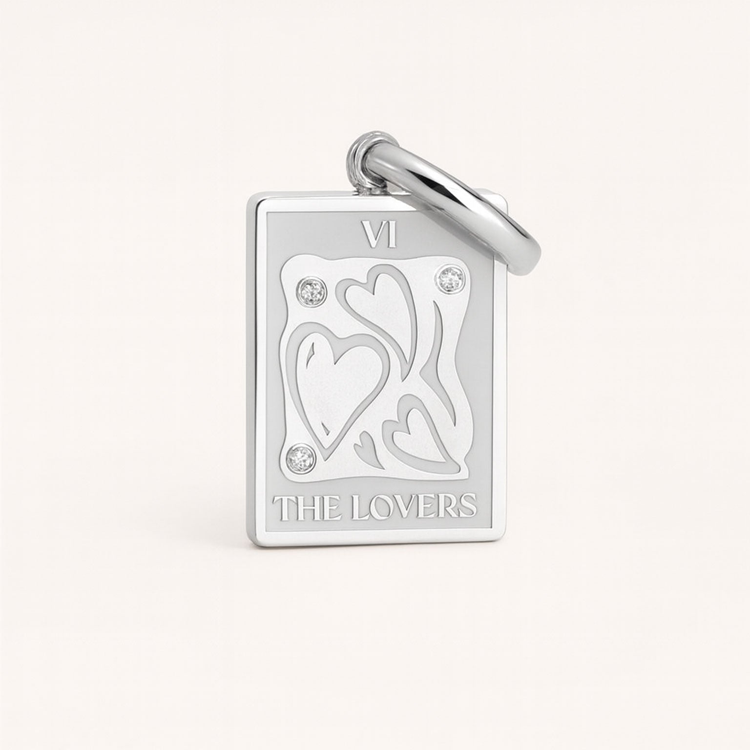 The Lovers Tarot Charm