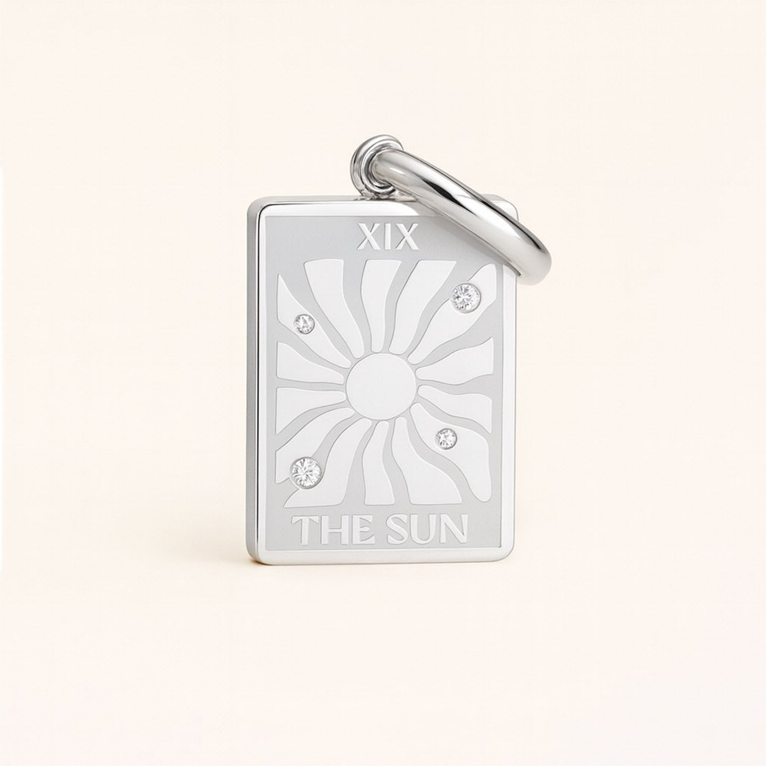 The Sun Tarot Charm