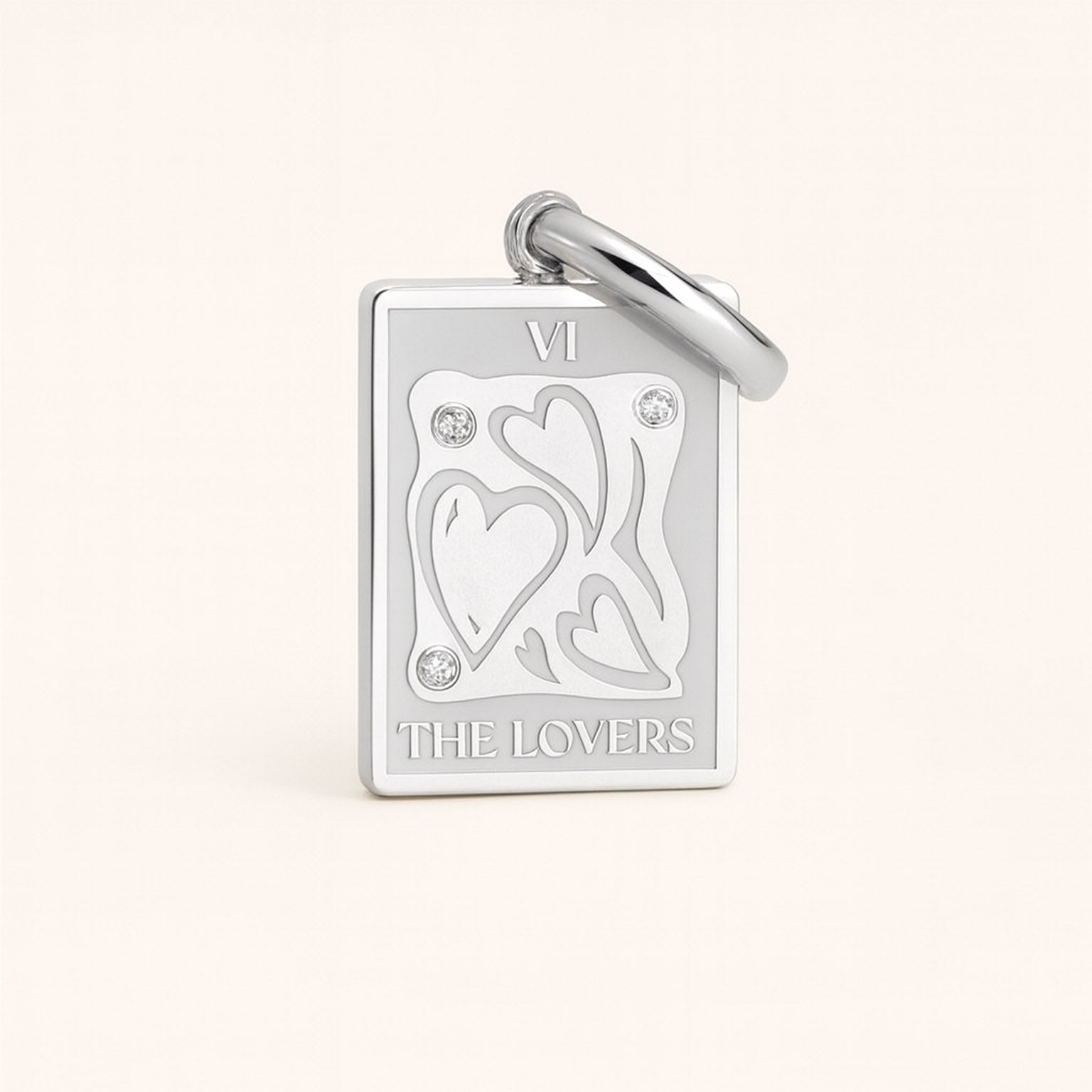 The Lovers Tarot Charm