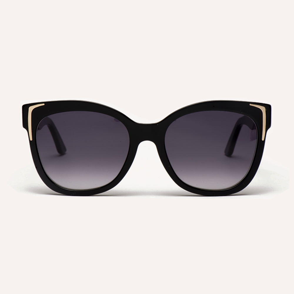 Coluri Monroe Oversized Black Cat-Eye Sunglasses MONROE Cateye Sunglasses as seen on Lady Gaga – Saint Owen main image 2