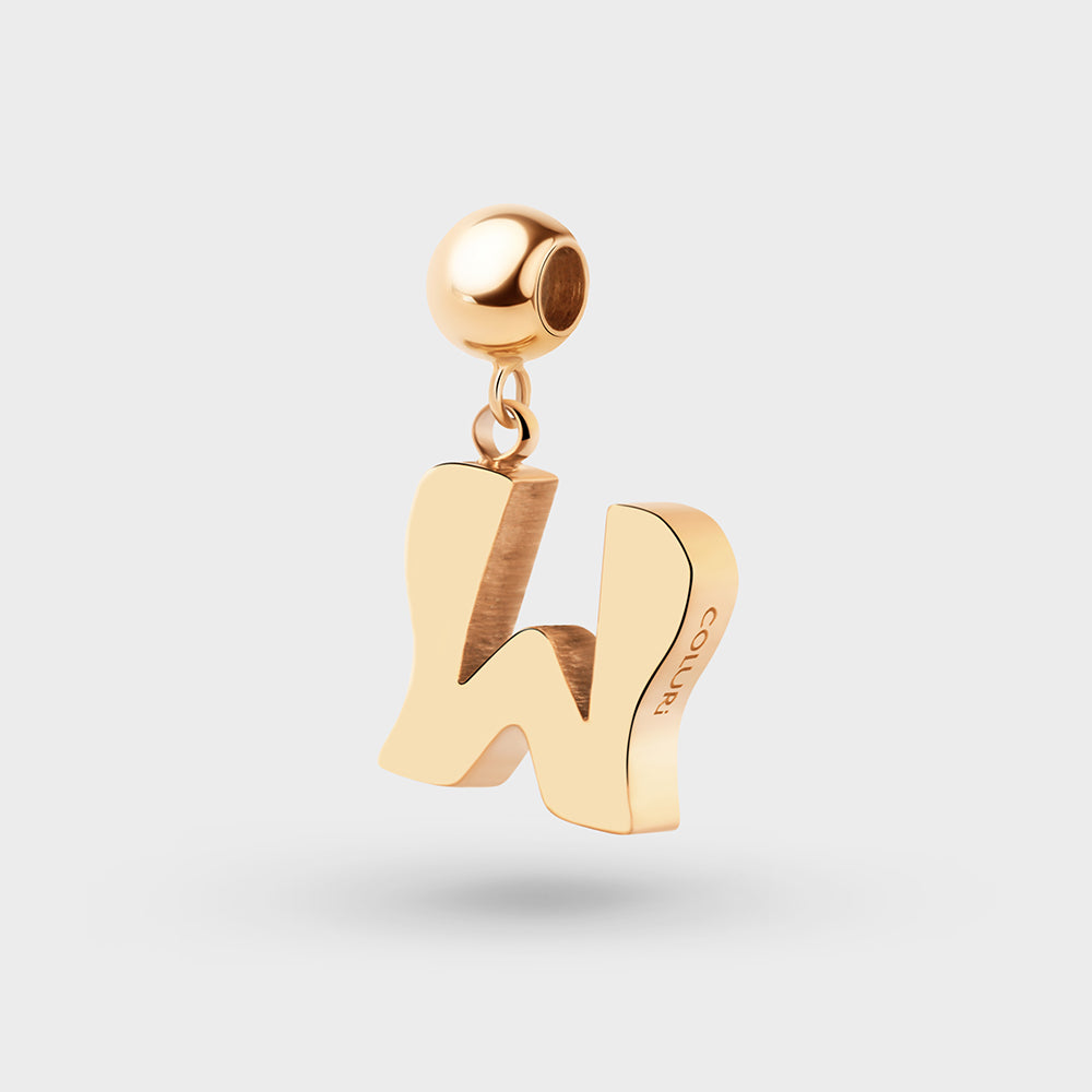 Letter W Charm Petite