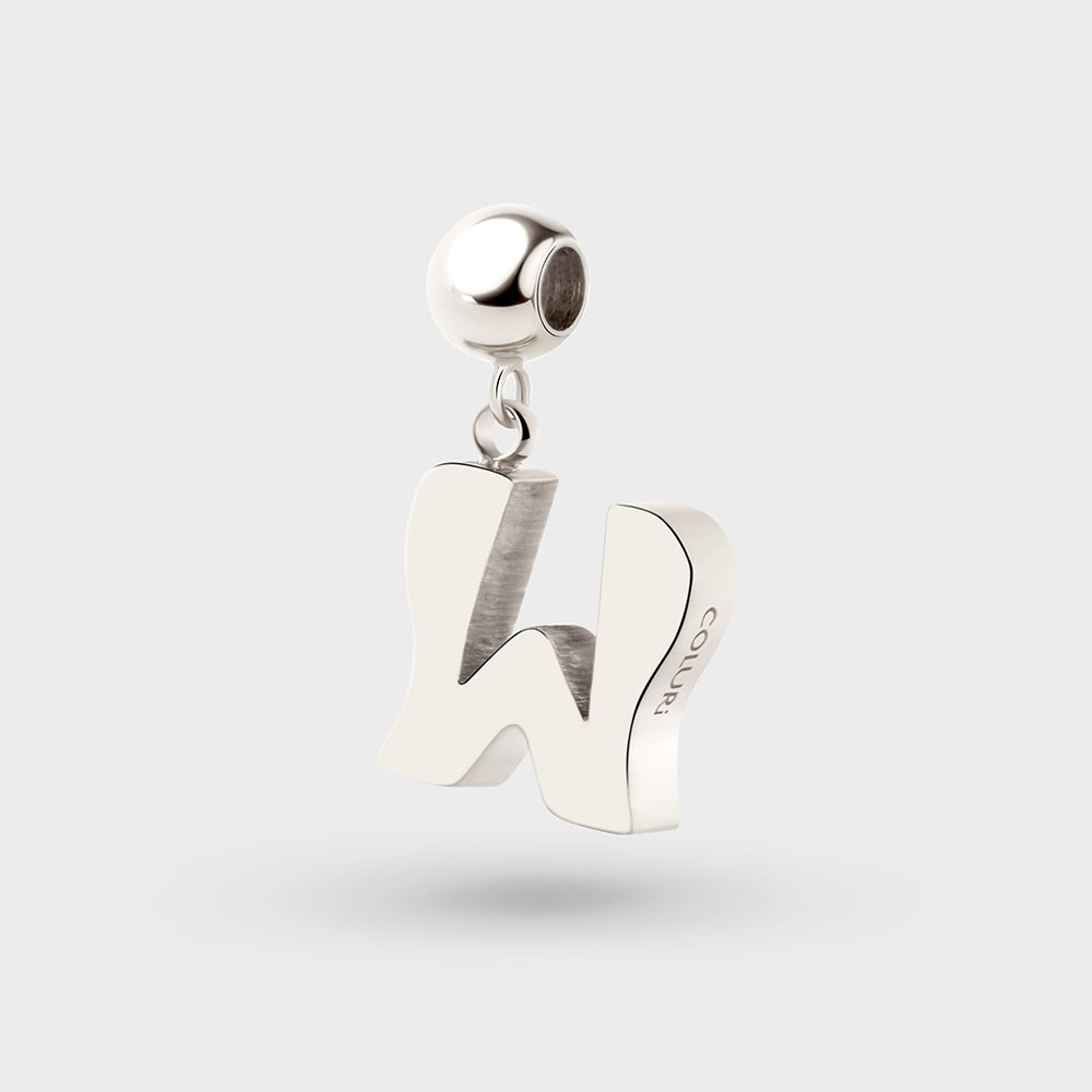 Letter W Charm Petite