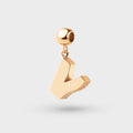 Letter V Charm Petite
