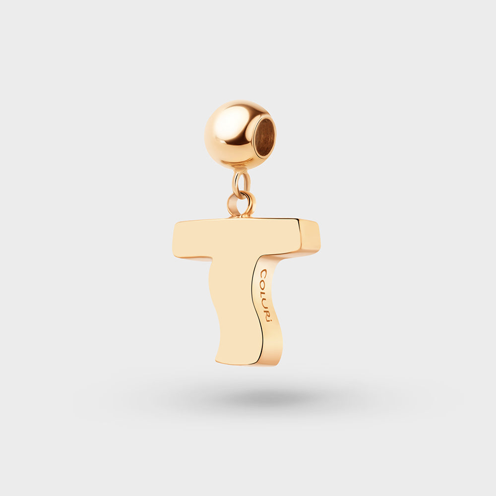 Letter T Charm Petite