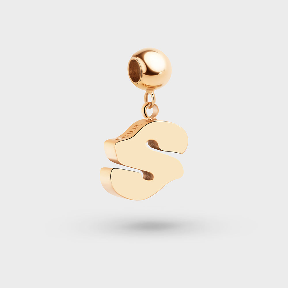 Letter S Charm Petite