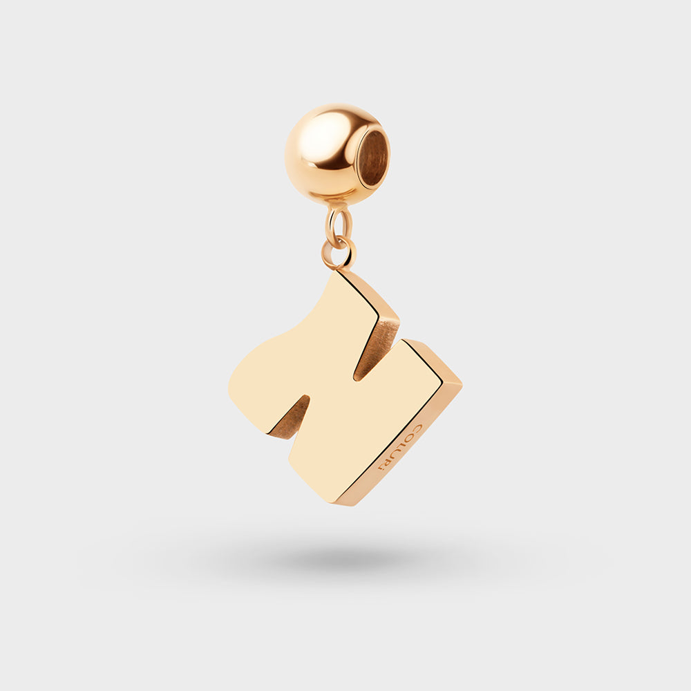 Letter N Charm Petite