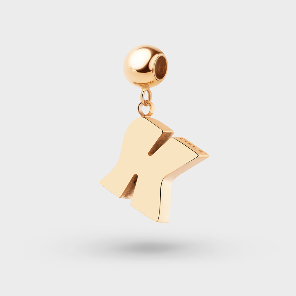 Letter K Charm Petite