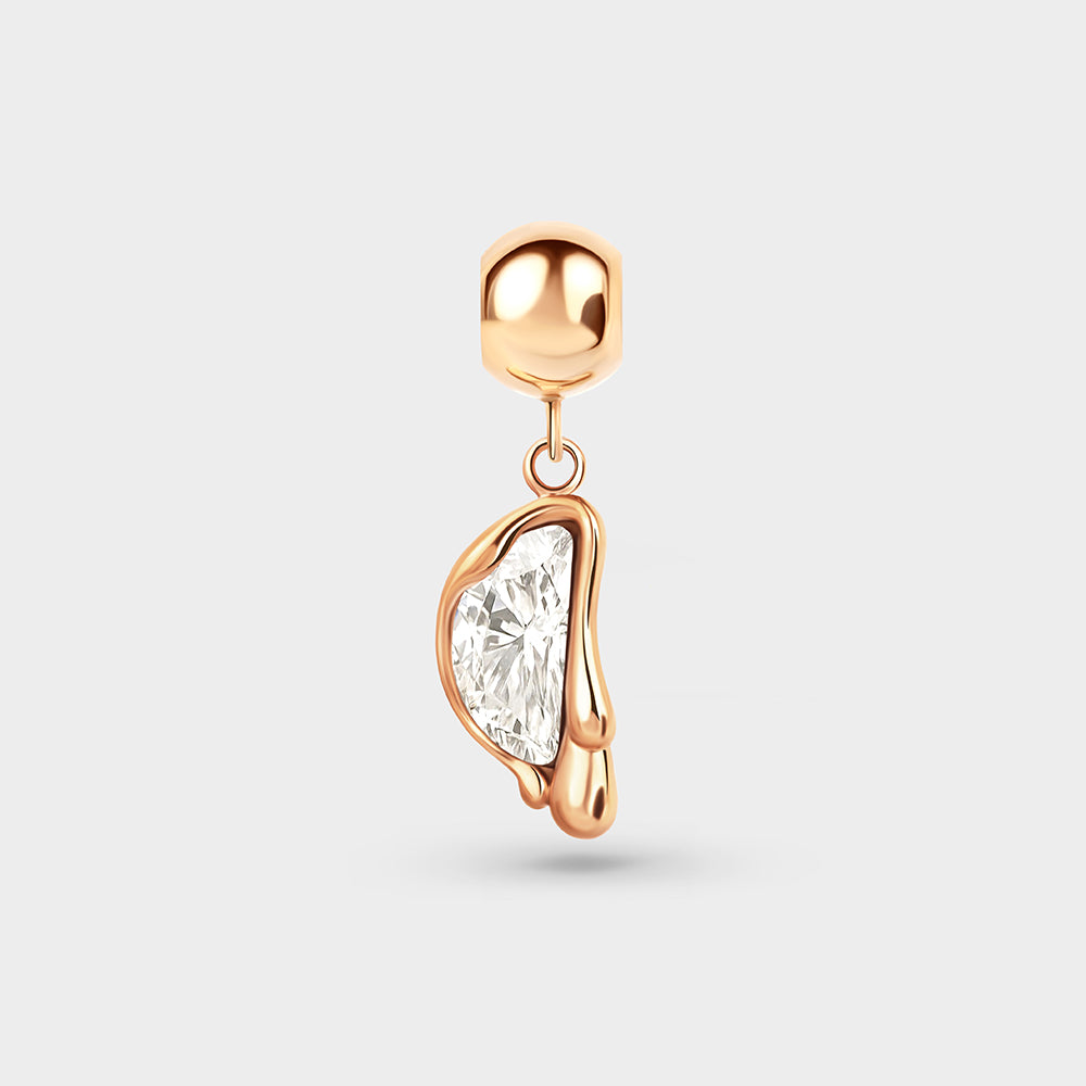 April Birthstone Charm Petite