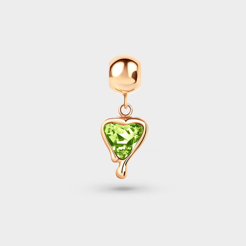 August Birthstone Charm Petite