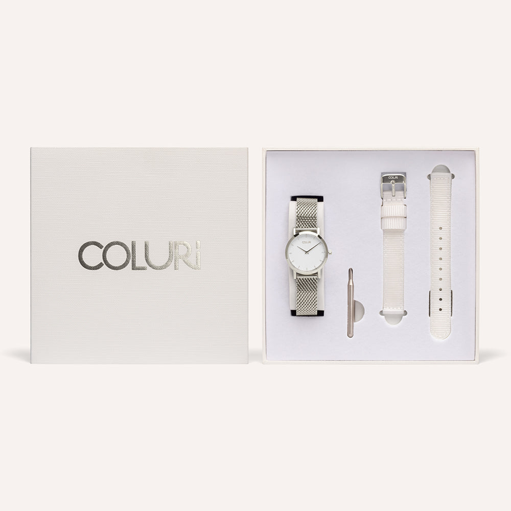 White Watch 28MM Dial