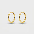 Charm Earrings Medium, gold or silver PVD – COLURi