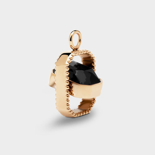 Talisman Charm in Jet Black
