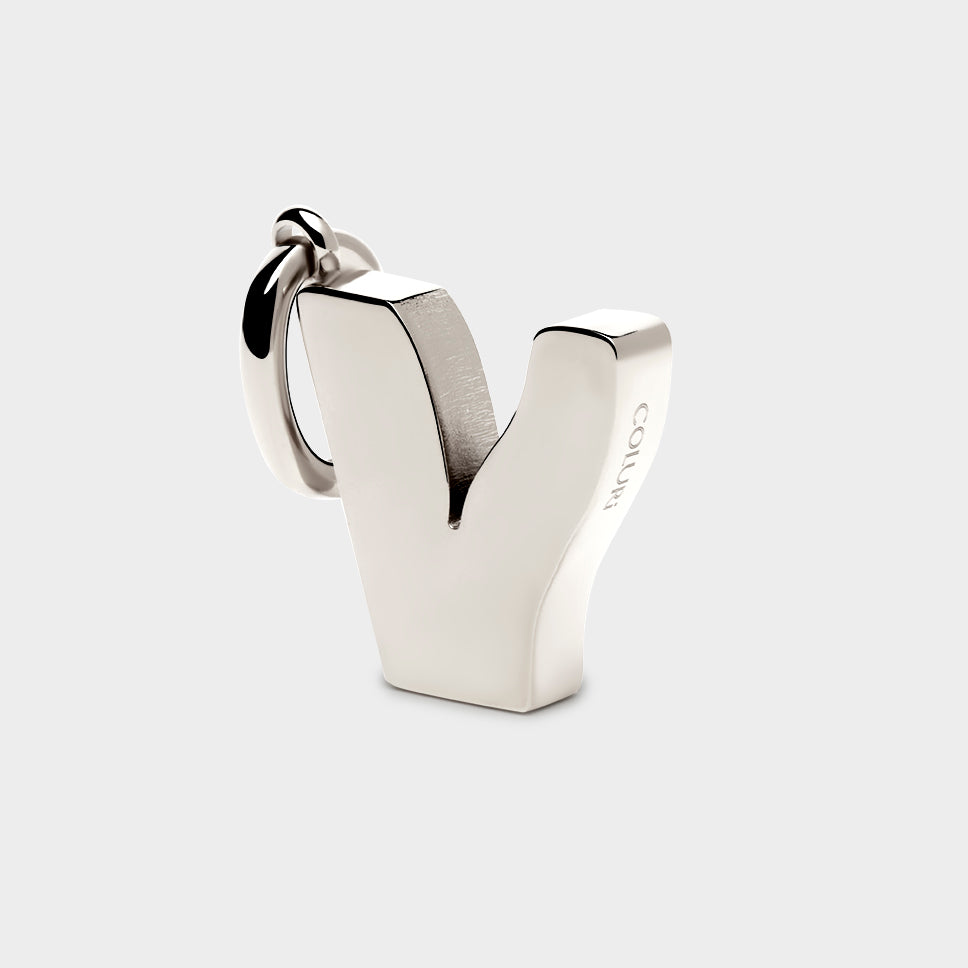 Letter V Charm