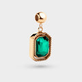 Talisman Charm in Emerald Petite