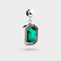 Talisman Charm in Emerald Petite