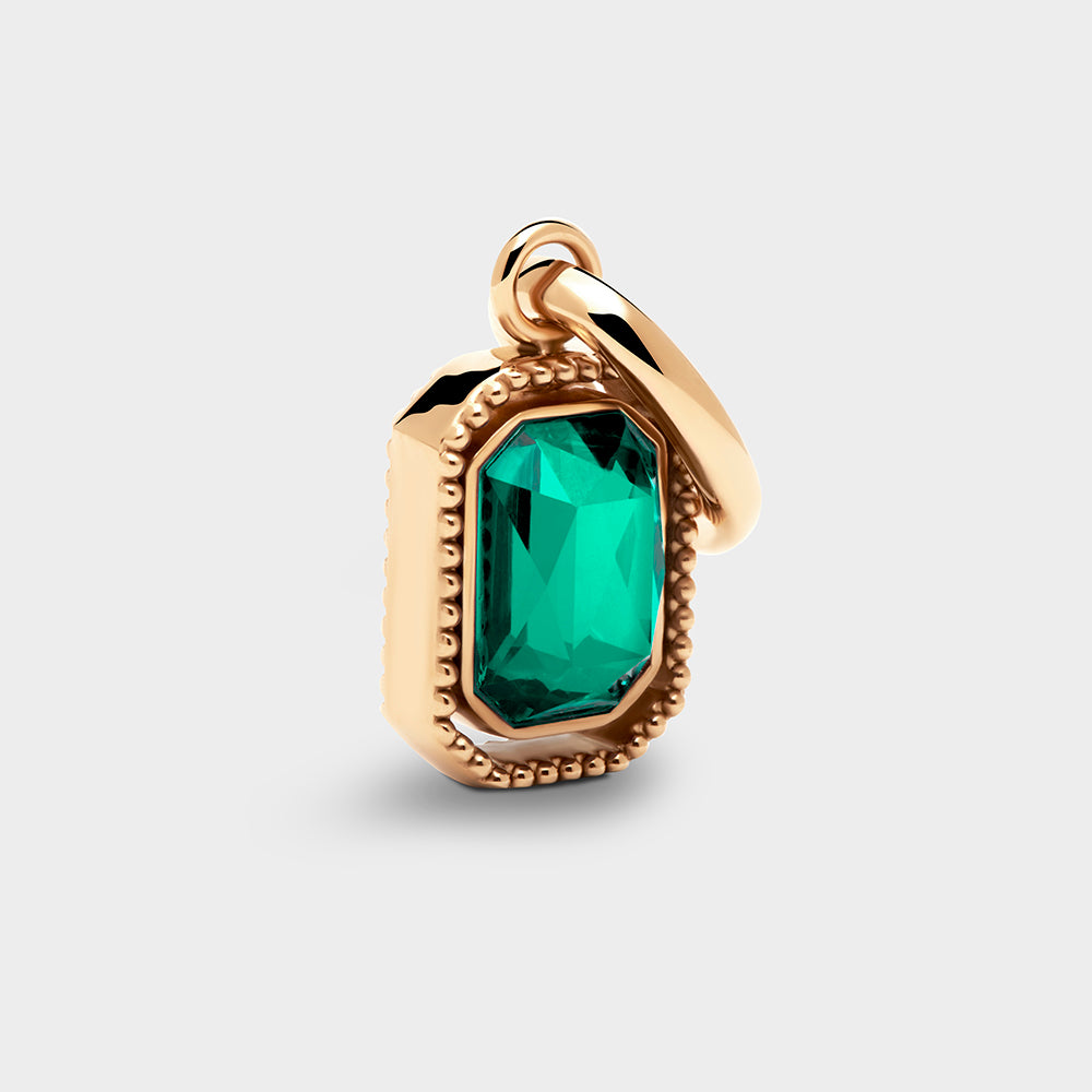 Talisman Charm in Emerald
