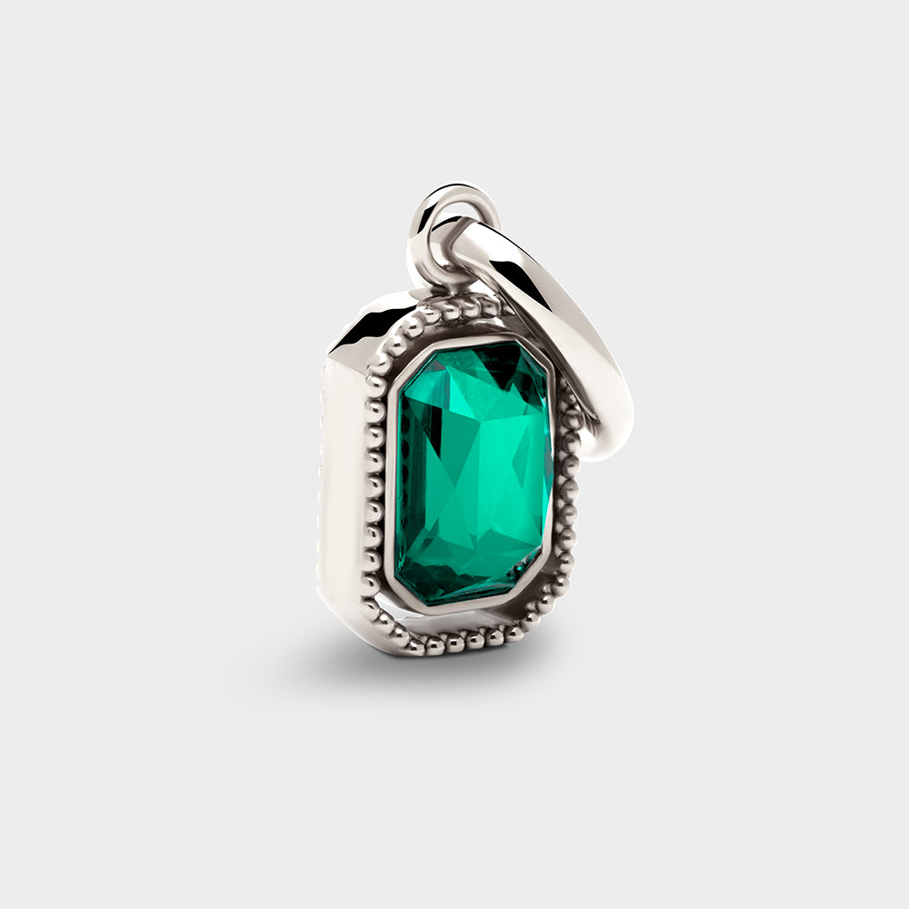 Talisman Charm in Emerald