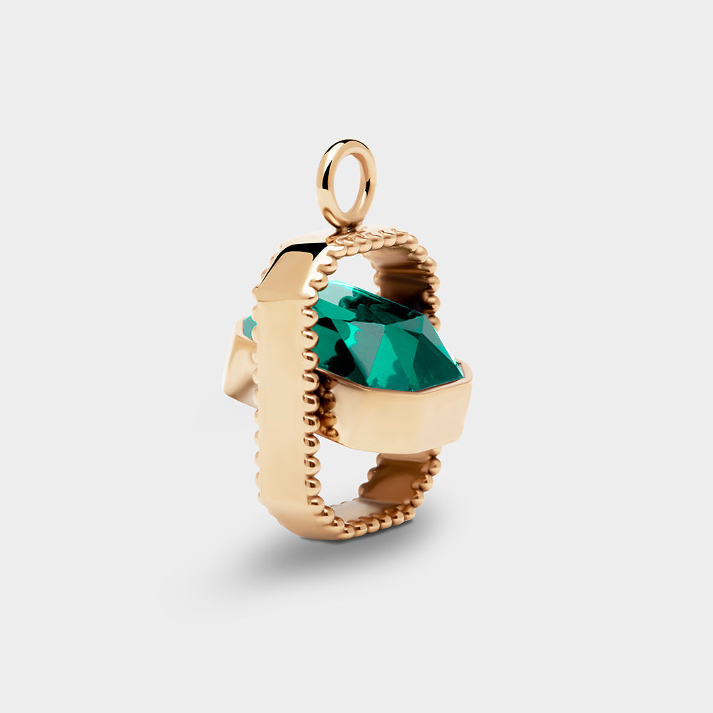 Talisman Charm in Emerald