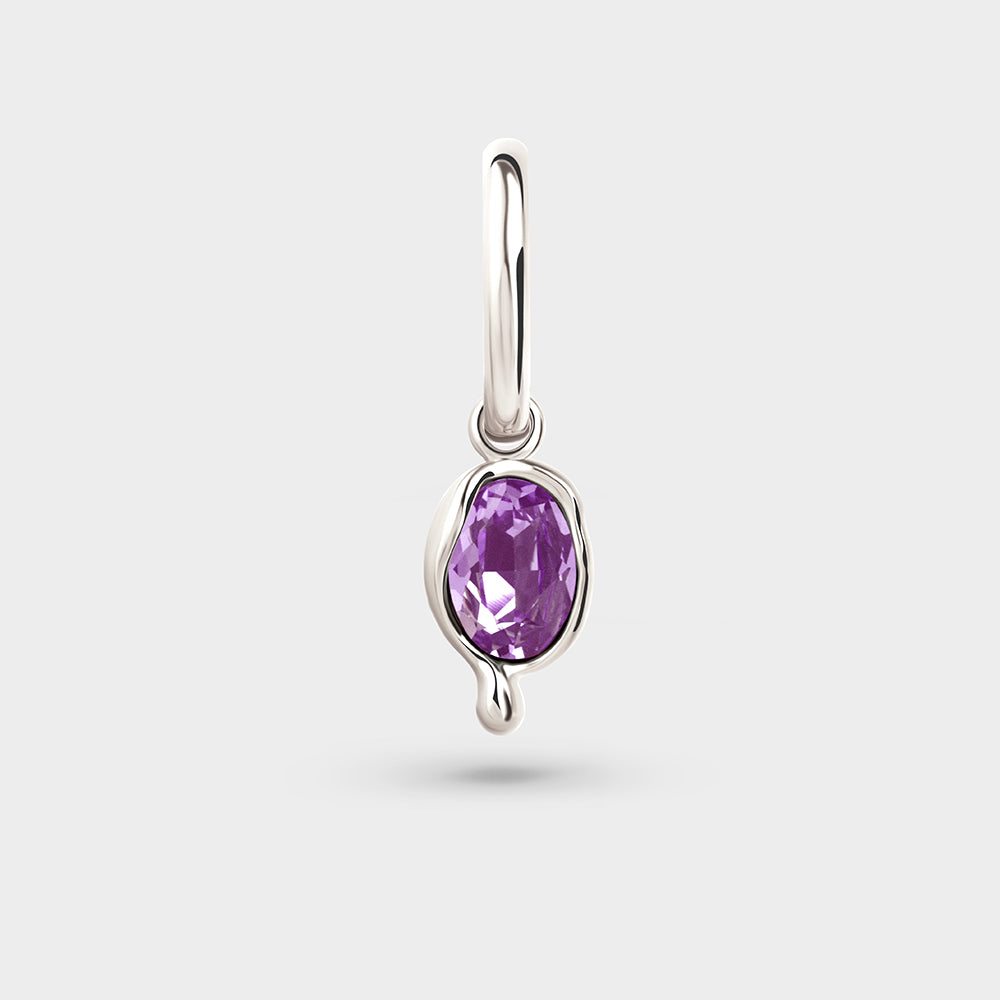 February Birthstone Charm