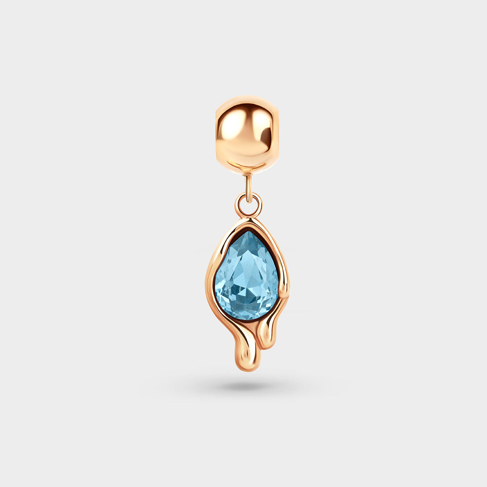 March Birthstone Charm Petite