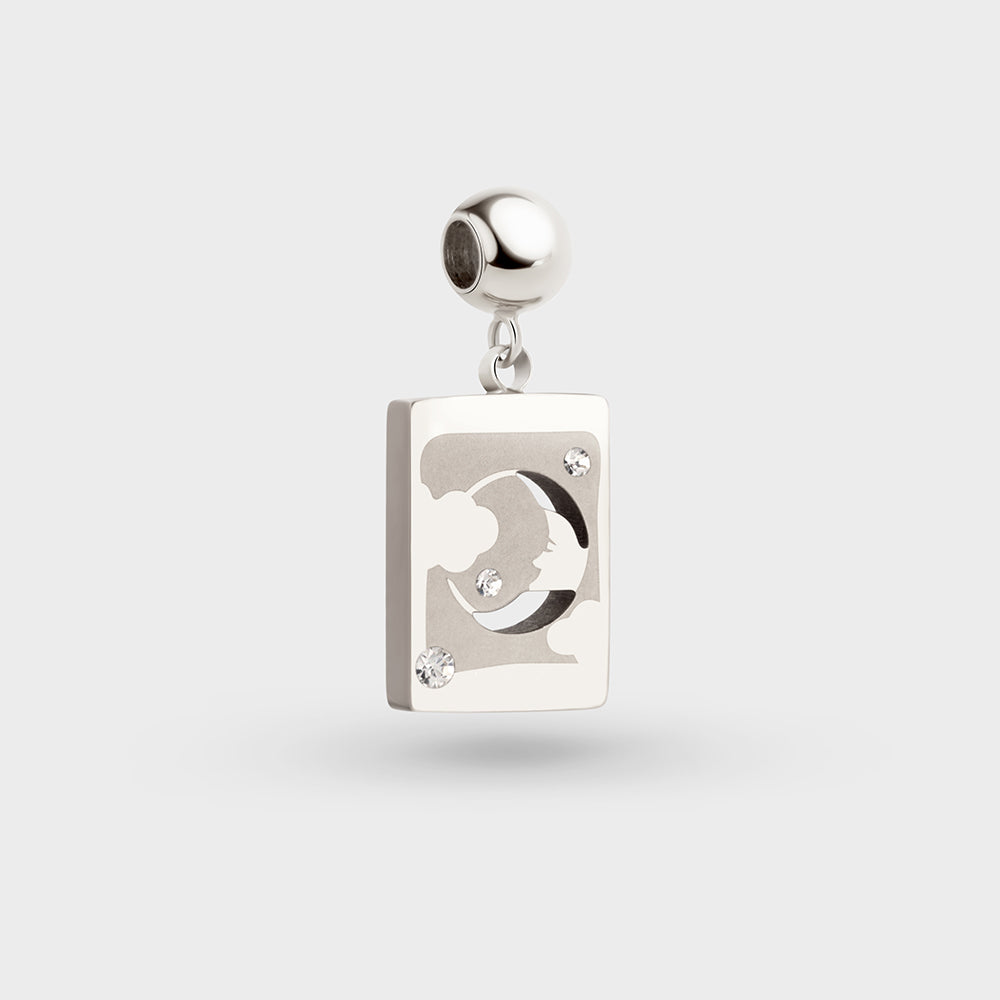 The Moon Tarot Charm Petite