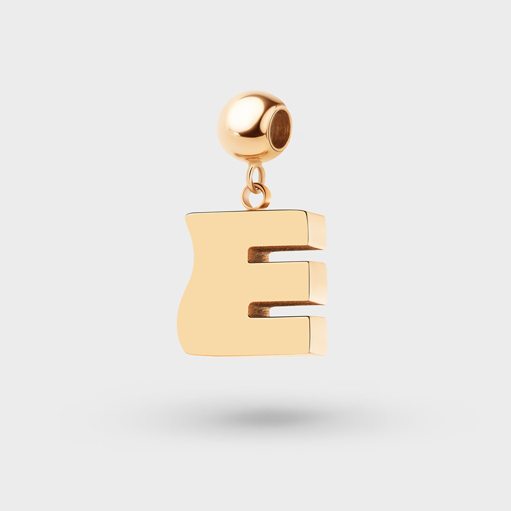 Letter E Charm Petite