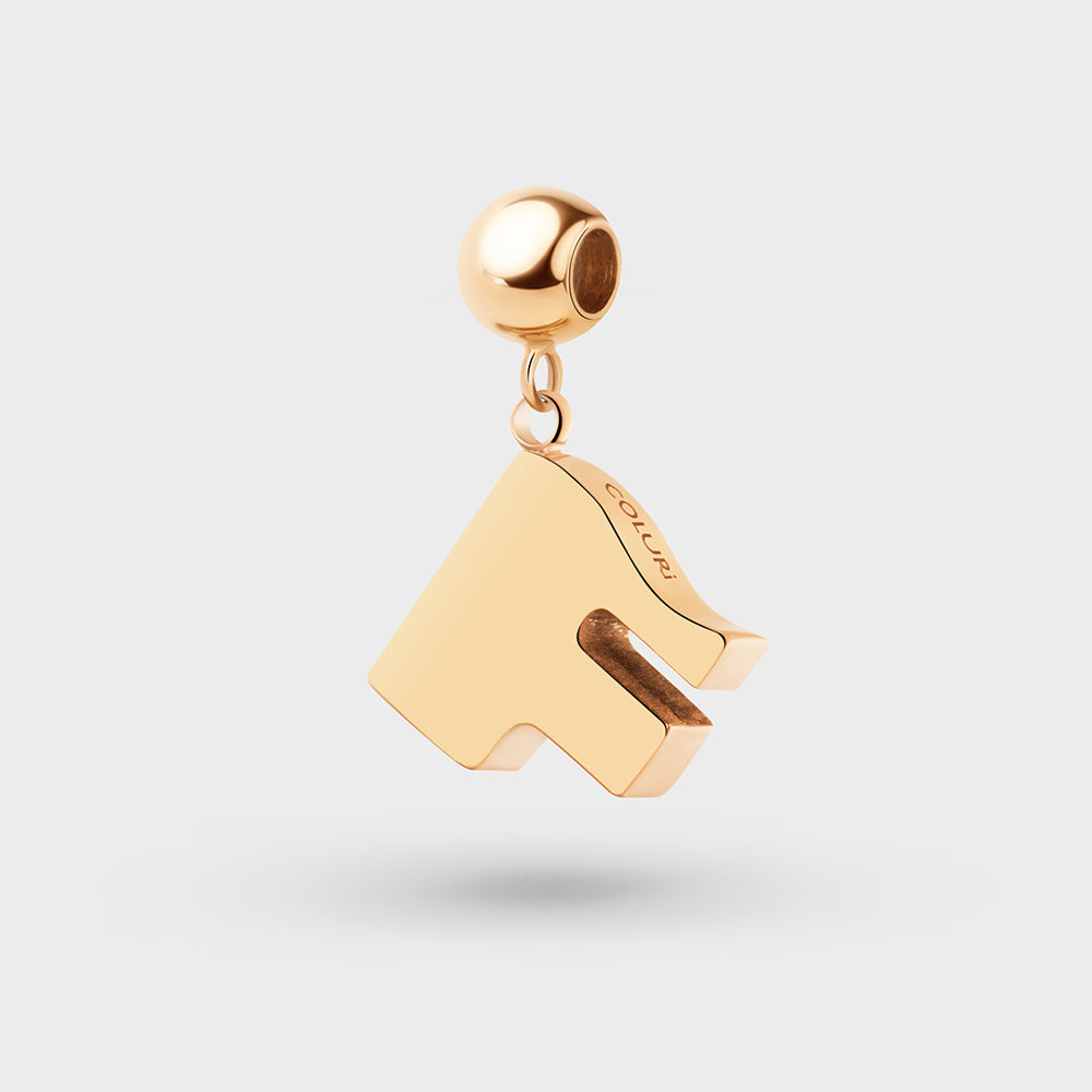 Letter F Charm Petite