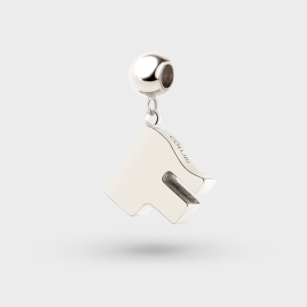 Letter F Charm Petite