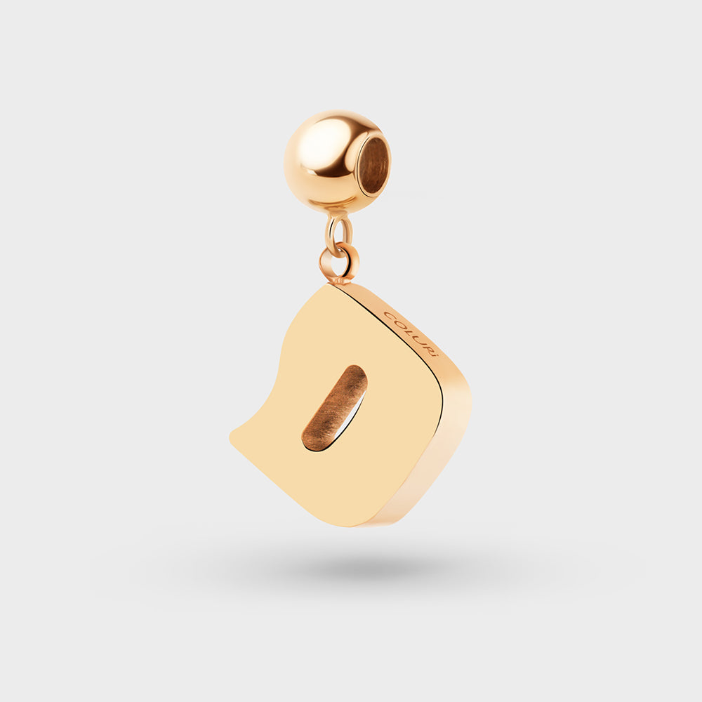 Letter D Charm Petite