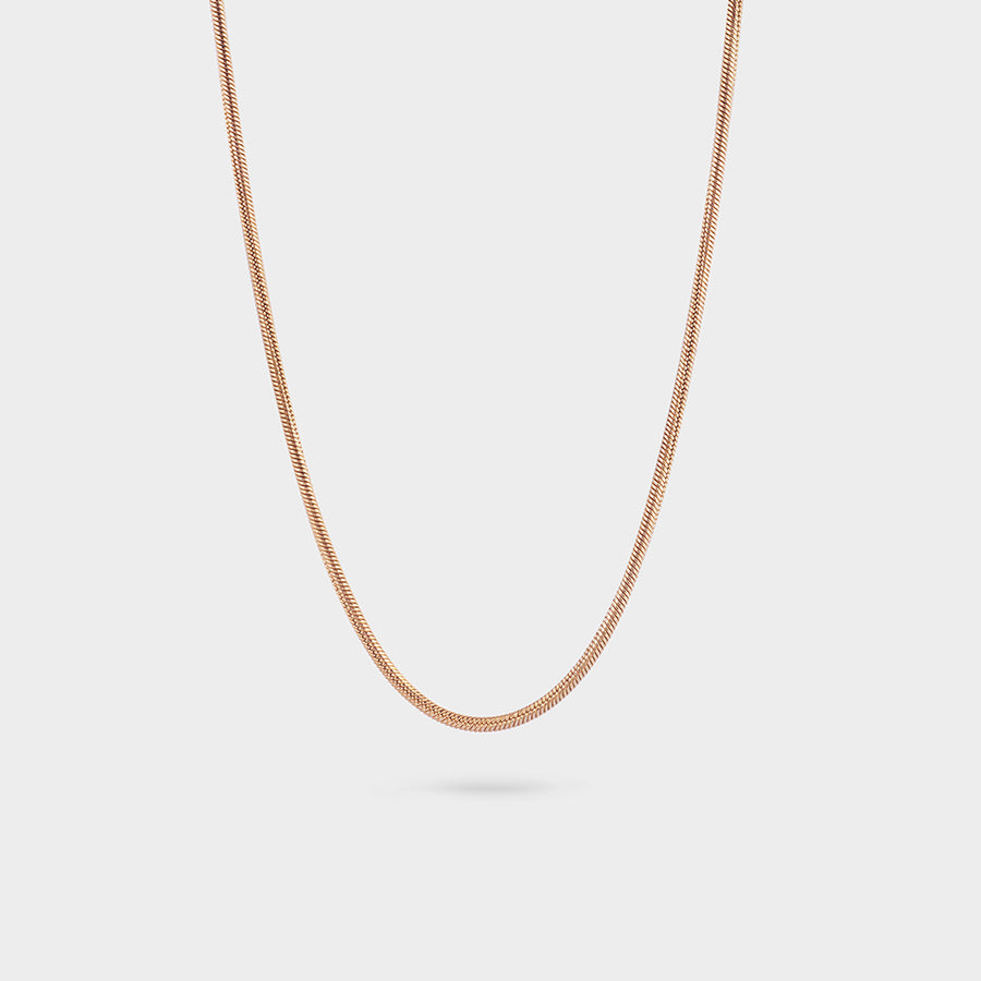 Petite Charm Snake Necklace