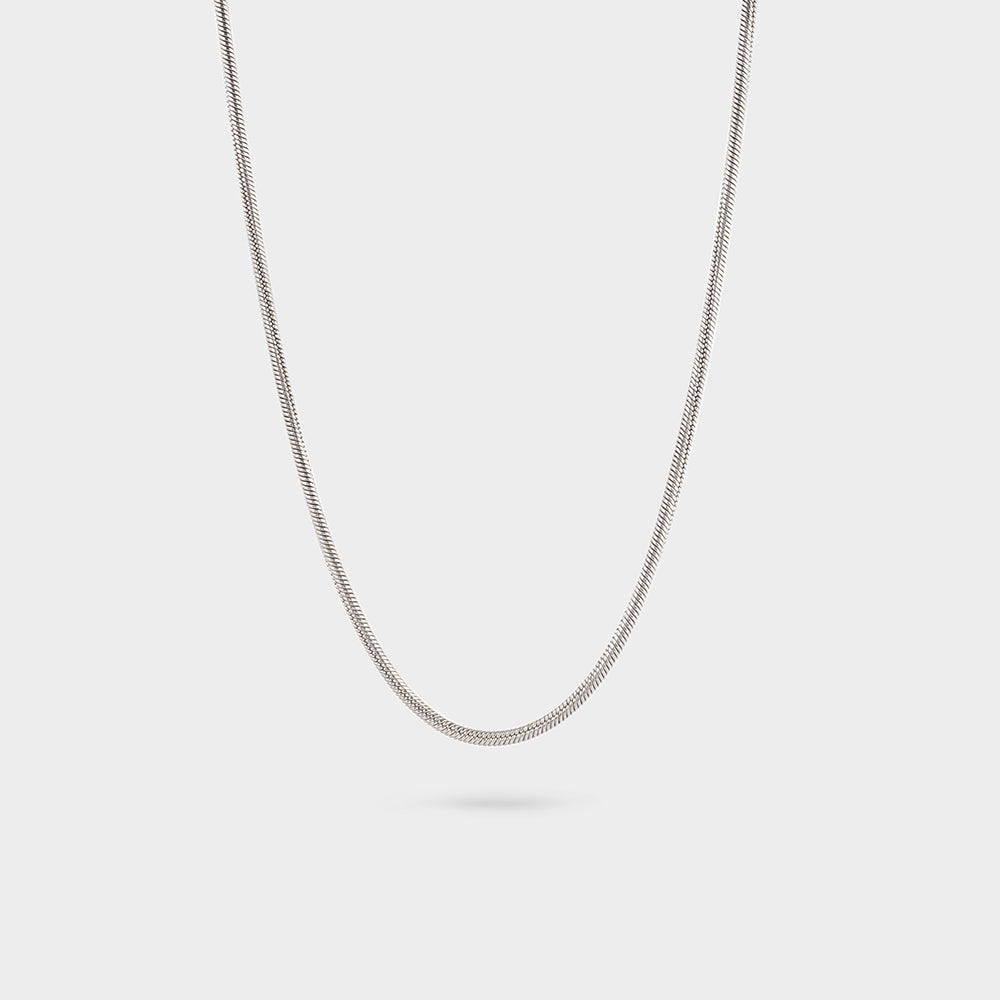 Petite Charm Snake Necklace