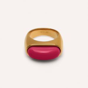 Lorde Statement Ring in Scarlet
