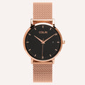 Black watch with black dial