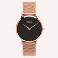 Black watch with black dial