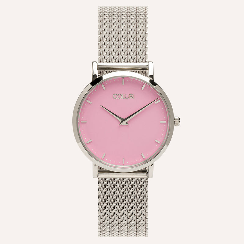 Pink watch with Pink dial