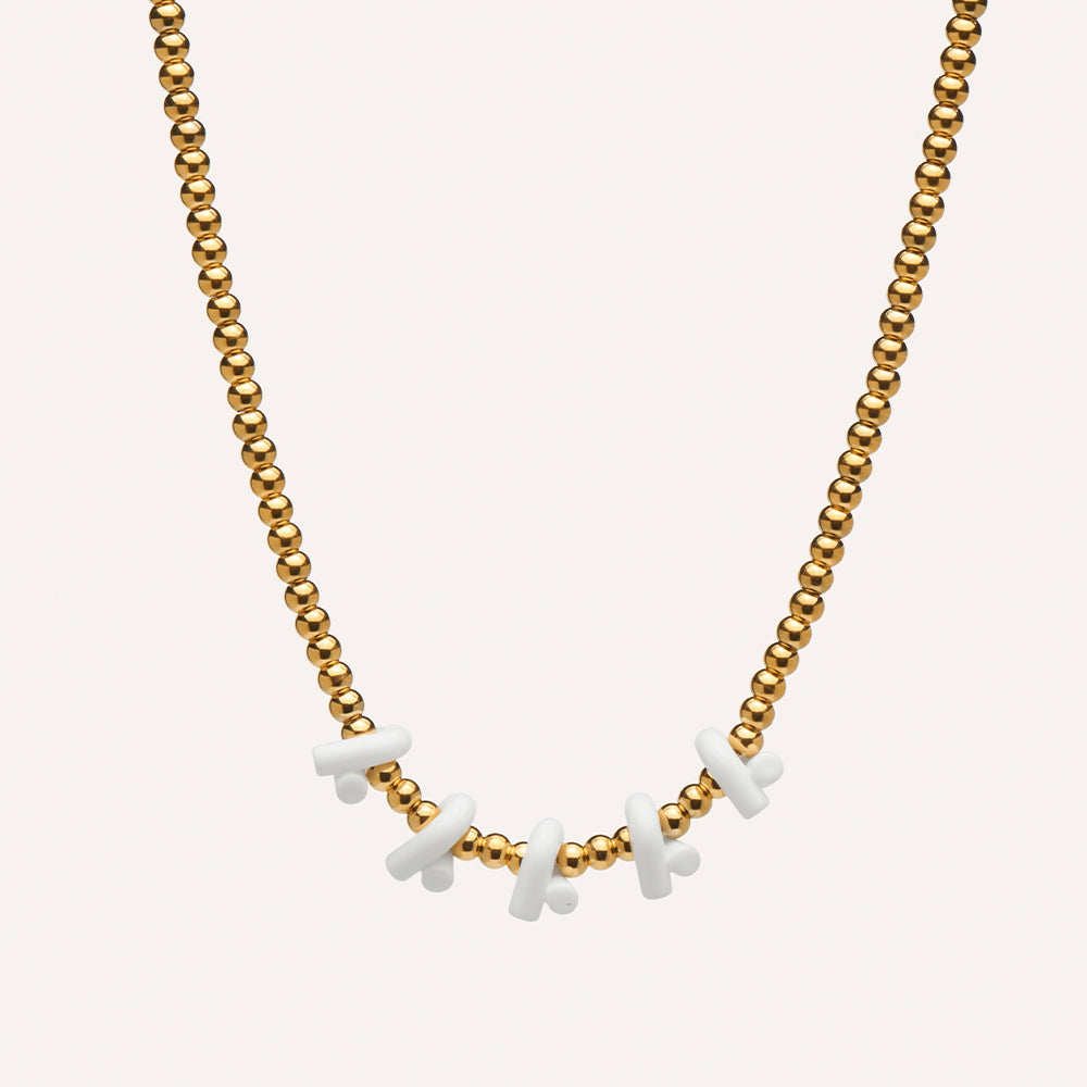 Ogata Petit Tuya Necklace in Snow