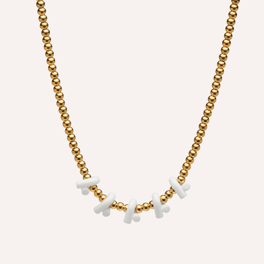 Ogata Petit Tuya Necklace in Snow