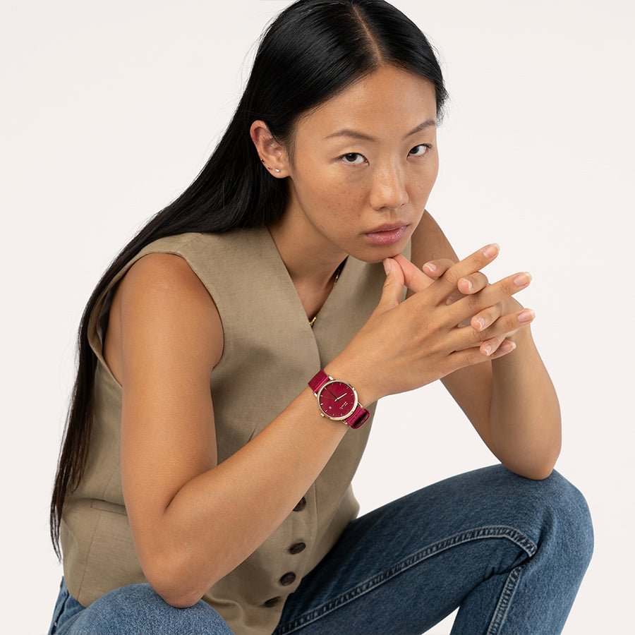 Nurse Watch in Red