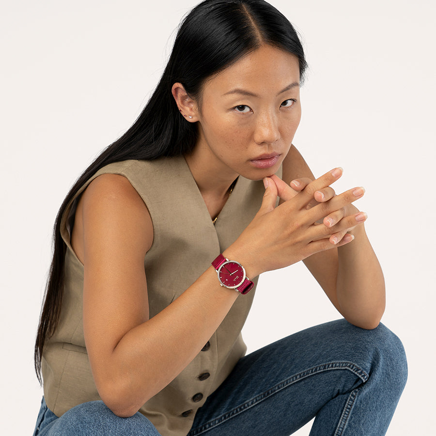 Nurse Watch in Red