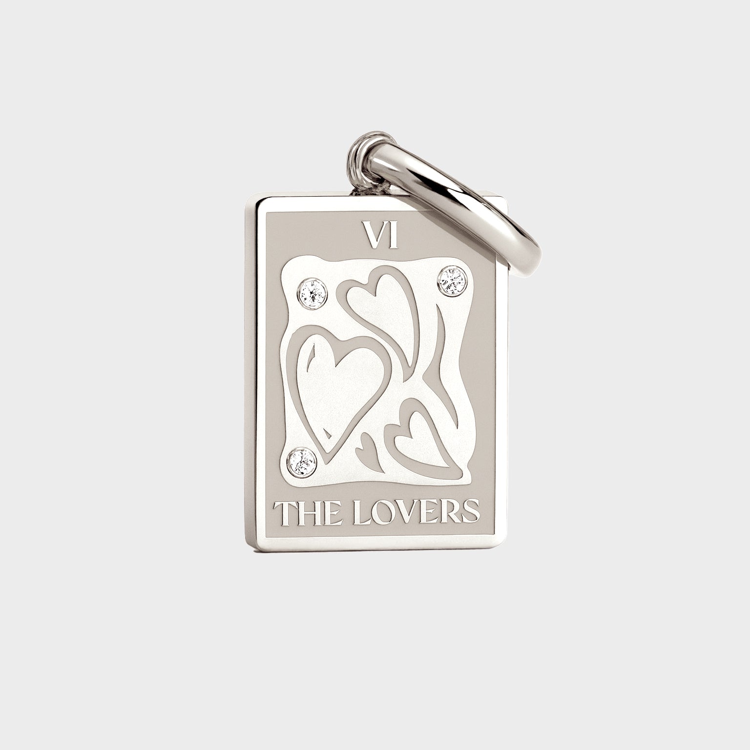 The Lovers Tarot Charm