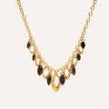Beauvoir Chandelier Necklace in Jet Black
