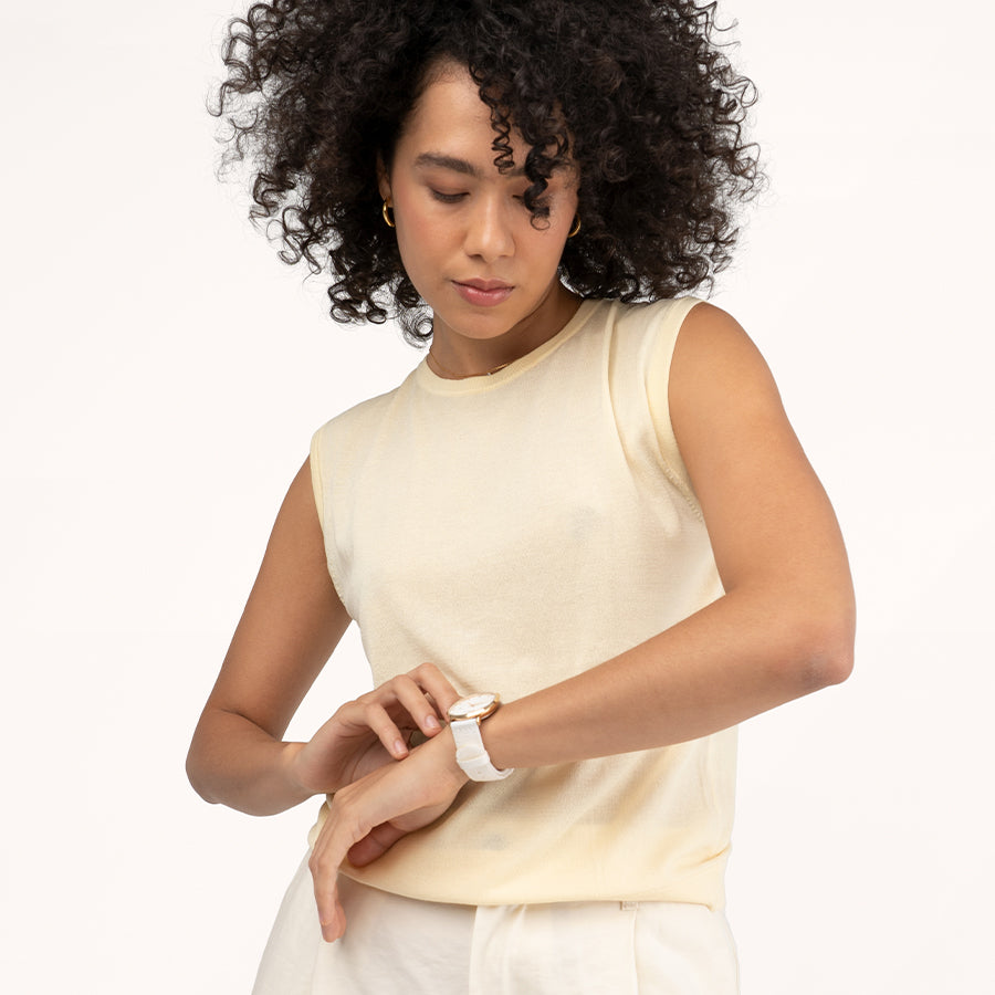 White Watch 36MM Dial