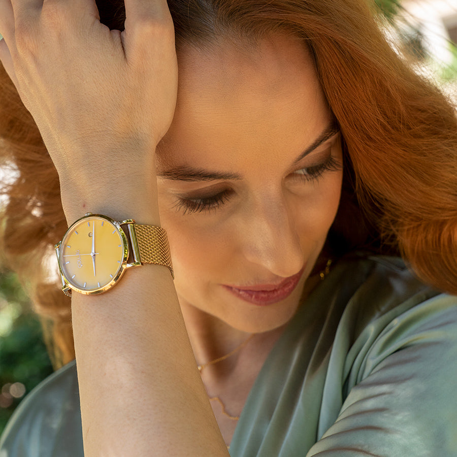 Yellow Watch 36MM Dial