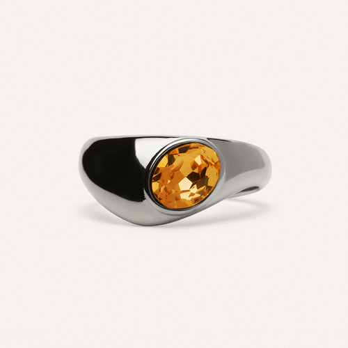 Angelou Statement Ring in Saffron