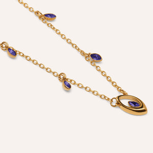 Beauvoir Necklace in Violet