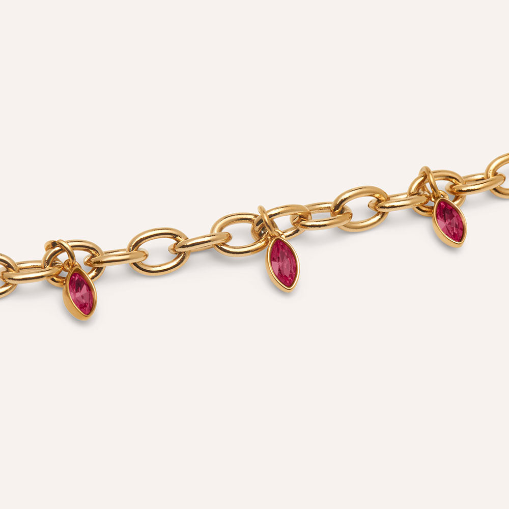 Beauvoir Bracelet in Scarlet