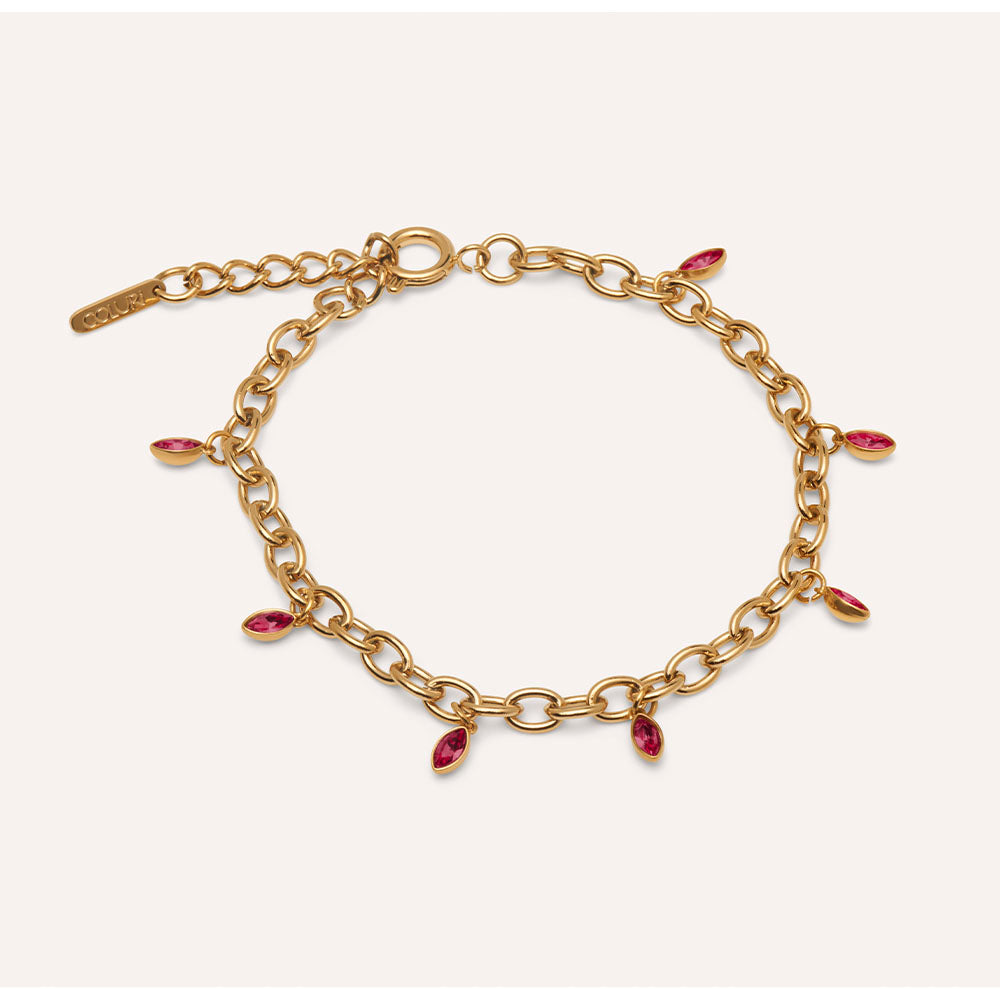 Beauvoir Bracelet in Scarlet