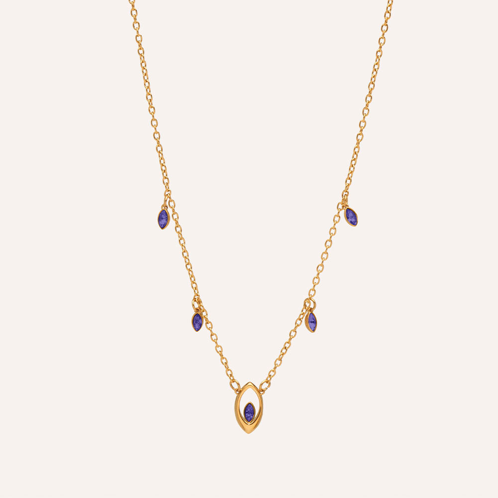 Beauvoir Necklace in Violet