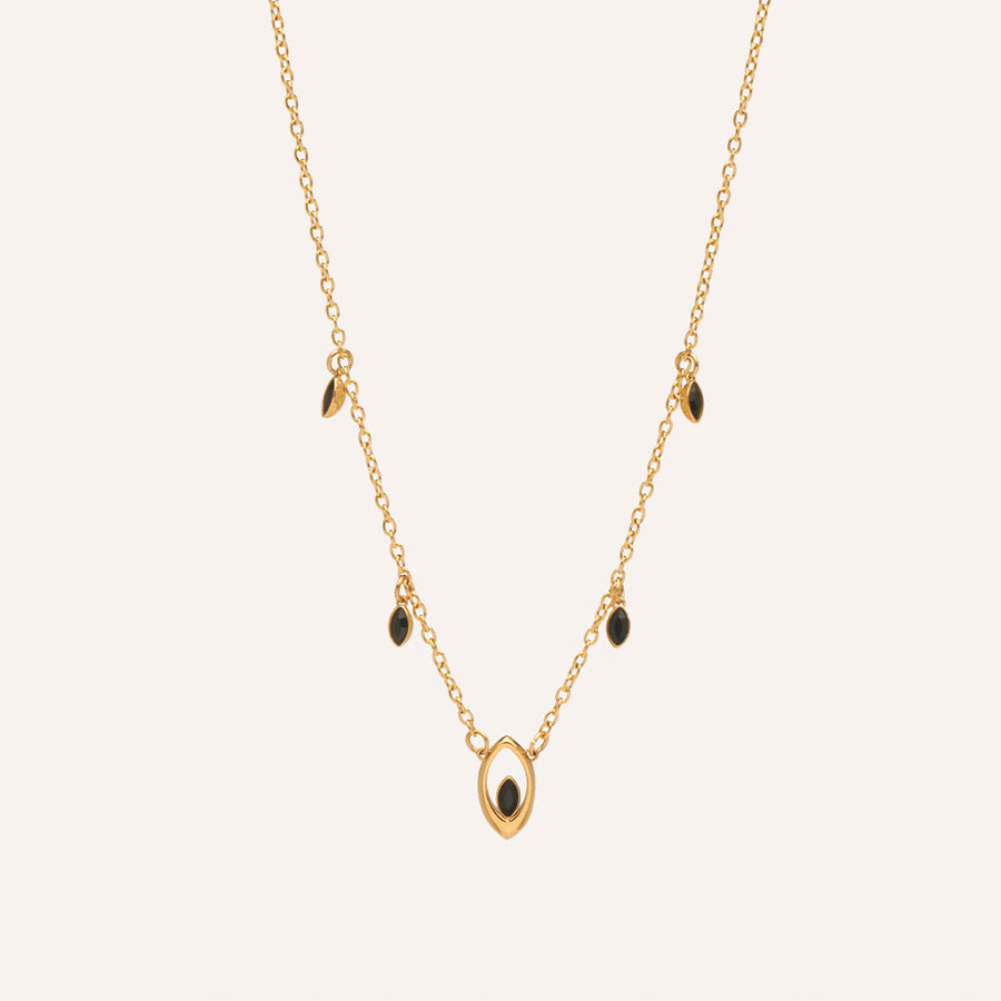 Beauvoir Necklace in Jet Black